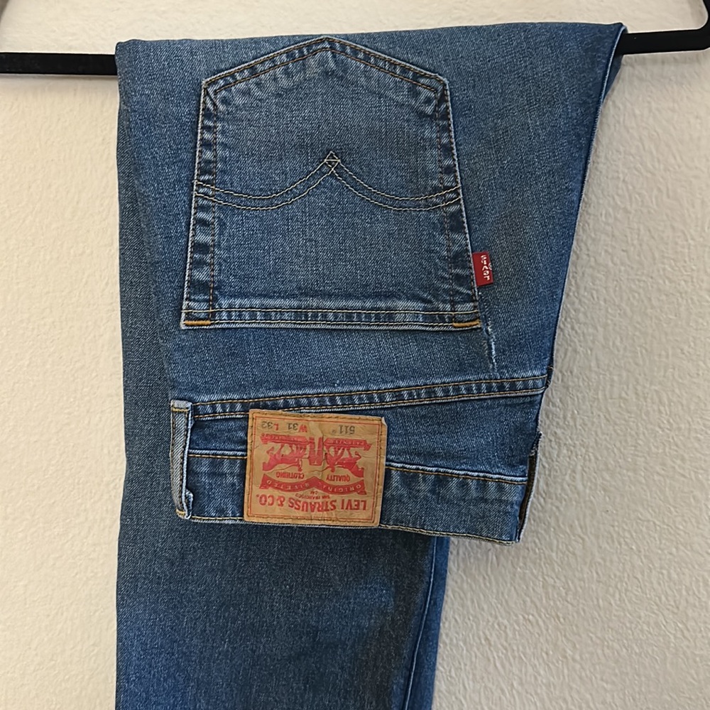 Levi’s Patchwork Straight Leg Jeans - image 2